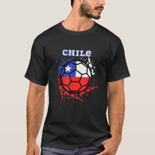 Chili Chileense vlag Futbol Fan Jersey T-shirt