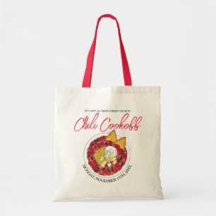 Chili Chili Soup Cookoff Mededinging Super Food Tote Bag