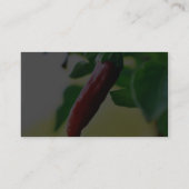 Chili Chillies Peppers Visitekaartje (Achterkant)