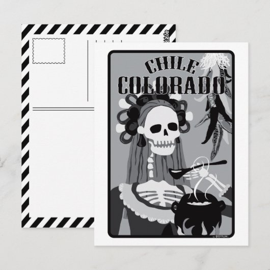 chili colorado briefkaart (Voorkant / Achterkant)