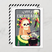 chili colorado cool schema briefkaart (Voorkant / Achterkant)