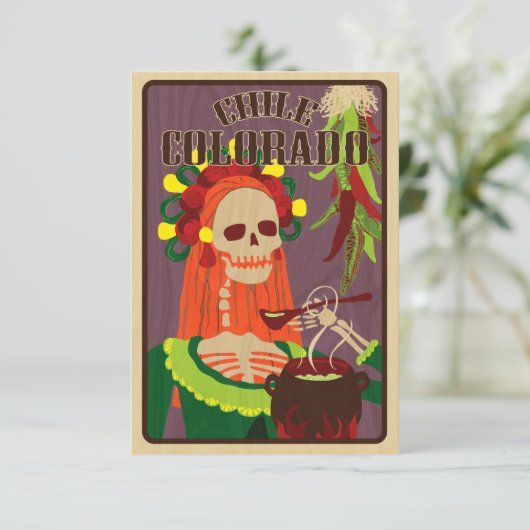 chili colorado kaart (Staand voorkant)