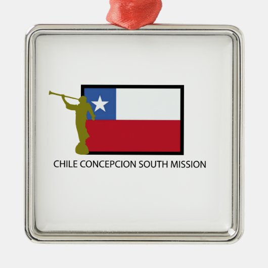 Chili Concepcition South Mission LDS CTR Metalen Ornament (Voorkant)