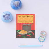 Chili Cook Off Announcment Flyer (Enkel)