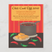 Chili Cook Off Announcment Flyer (Voorkant)