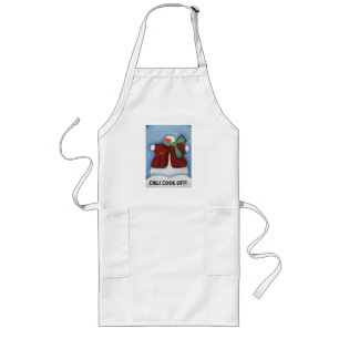 Chili cook off apron lang schort