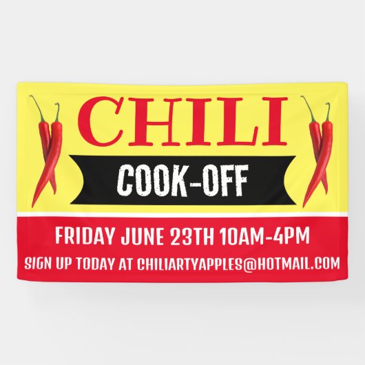 Chili Cook Off Banners (Horizontaal)