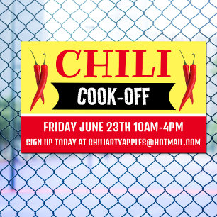 Chili Cook Off Banners