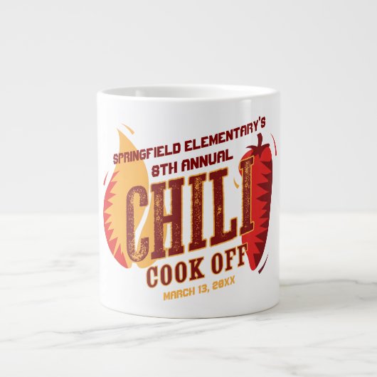 Chili Cook off | BBQ Cookout-wedstrijd Grote Koffiekop (Voorkant)