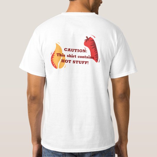 Chili Cook off | BBQ Cookout-wedstrijd T-shirt (Achterkant)