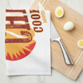 Chili Cook off | BBQ Cookout-wedstrijd Theedoek (Quarter Fold)