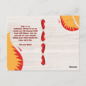 Chili Cook Off | BBQ Cookout Wedstrijd Uitnodiging (Achterkant)