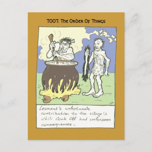 Chili Cook off Briefkaart (Voorkant)