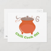 Chili Cook off Briefkaart (Voorkant / Achterkant)