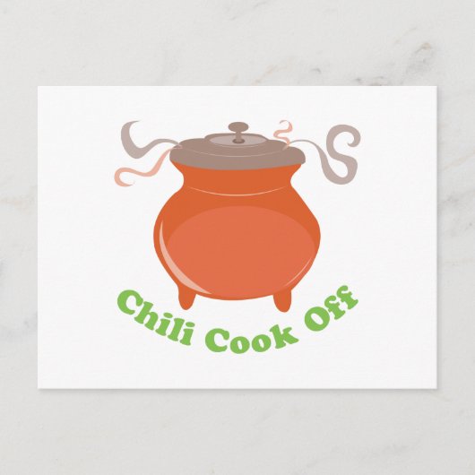 Chili Cook off Briefkaart (Voorkant)