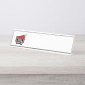 Chili Cook-off Bureau Naambordje (Voorkant)