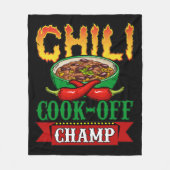 Chili Cook Off Champ Competition Winner Fleece Deken (Voorkant)