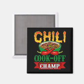 Chili Cook Off Champ Competition Winner Magneet (Voorkant / Achterkant)