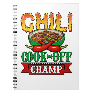 Chili Cook Off Champ Competition Winner Notitieboek