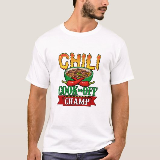 Chili Cook Off Champ Competition Winner T-shirt (Voorkant)