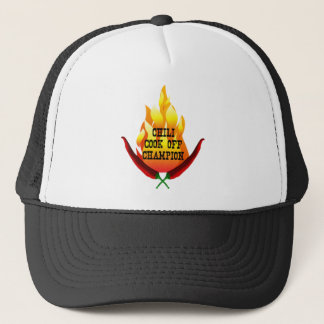 Chili Cook Off Champion Flame Design Trucker Pet