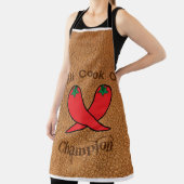 Chili Cook Off Champion lederen patroonpron Schort (Insitu)