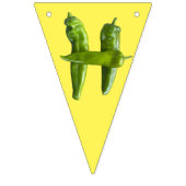 Chili Cook-off Chili Pepper Hot en Spicy Vlaggetjes (Derde vlag)