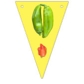 Chili Cook-off Chili Pepper Hot en Spicy Vlaggetjes (Eerste vlag)