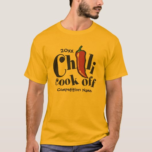 Chili Cook Off Competition T-shirt (Voorkant)
