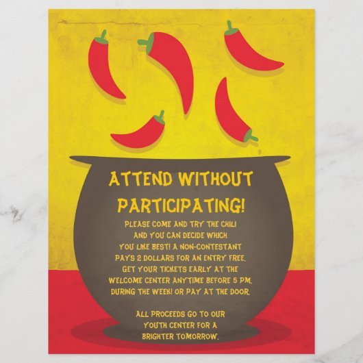 Chili Cook Off Flyer (Achterkant)