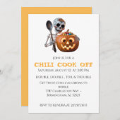 Chili Cook Off Halloween Kaart (Voorkant / Achterkant)