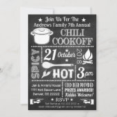 Chili Cook Off Invitation Kaart (Voorkant)