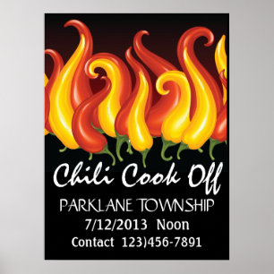 Chili Cook Off Poster - SRF
