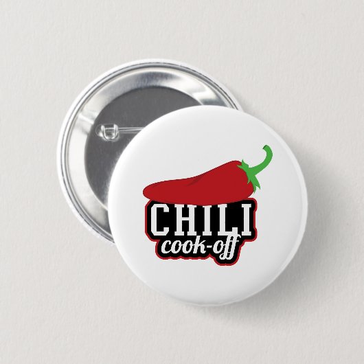 Chili Cook-off Ronde Button 5,7 Cm (Voorkant /achterkant)