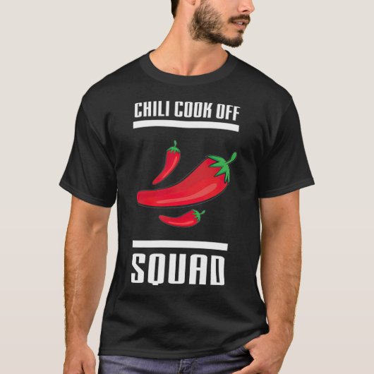 Chili Cook Off Squad Chili Contest Matching Best o T-shirt (Voorkant)