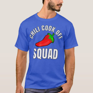 Chili Cook off Squad Chili wedstrijd-teams T-shirt