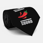 Chili Cook off Squad Chili wedstrijdteam Stropdas (Opgerold)