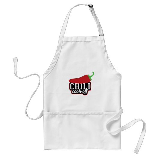 Chili Cook-off Standaard Schort (Voorkant)