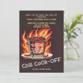 Chili Cook voor fondsenwerving Kaart (Staand voorkant)
