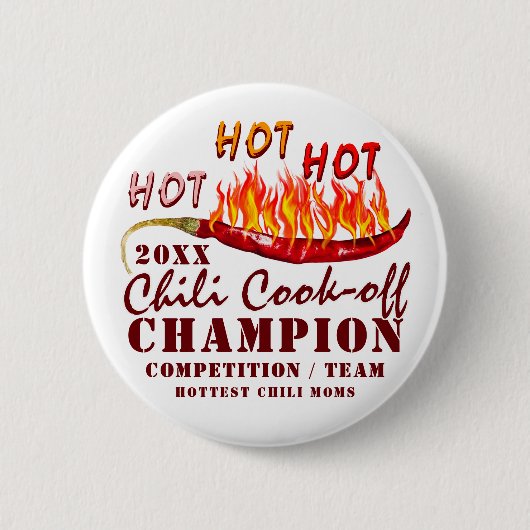 Chili Cook wint Rustic Team Contest Ronde Button 5,7 Cm (Voorkant)