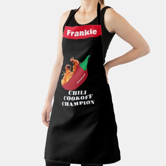 Chili Cookoff Champion Schort - Custom Flaming Hot (Insitu)