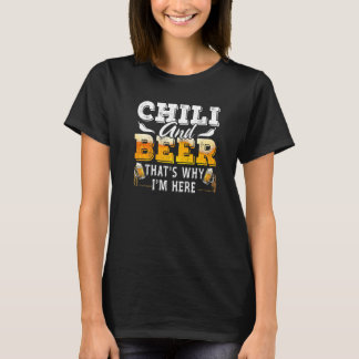 Chili Cookoff Chili en Beer T-shirt