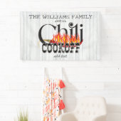 Chili Cookoff Kook van Contest Rustic Family Party Spandoek (Insitu)
