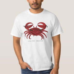 CHILI CRAB, SINGAPORE T-SHIRT