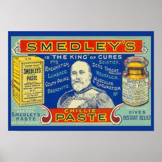 Chili Cure! Chillie Paste c 1901 Poster (Voorkant)