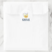 Chili Drink Team Ronde Sticker (Tas)