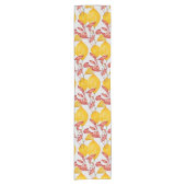 Chili en kronkelaar op een tabeluitvoerder korte tafelloper (Voorkant)