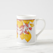 Chili en Turmeric op een Bone China-Mok Porselein Kop (Rechts)