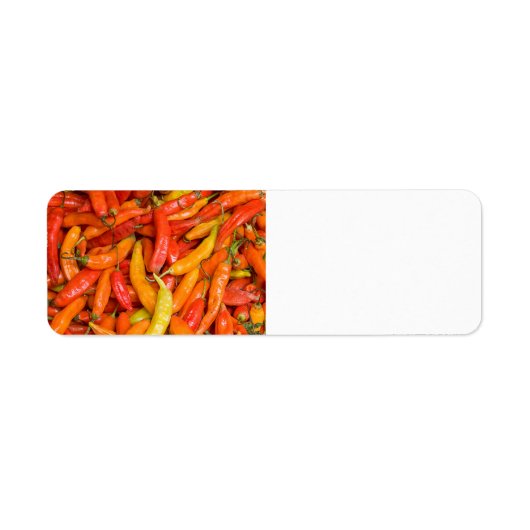 Chili Etiket (Voorkant)