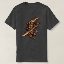 Chili Fire Ninja — Grappige Hot Pepper Krijger  T-shirt